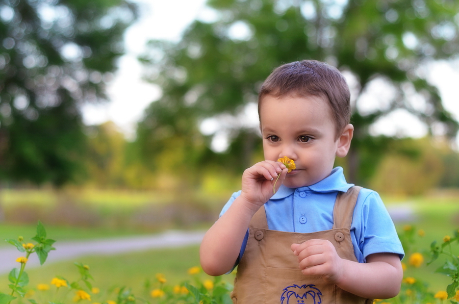Outdoor Gainesville children's portrait with natural light