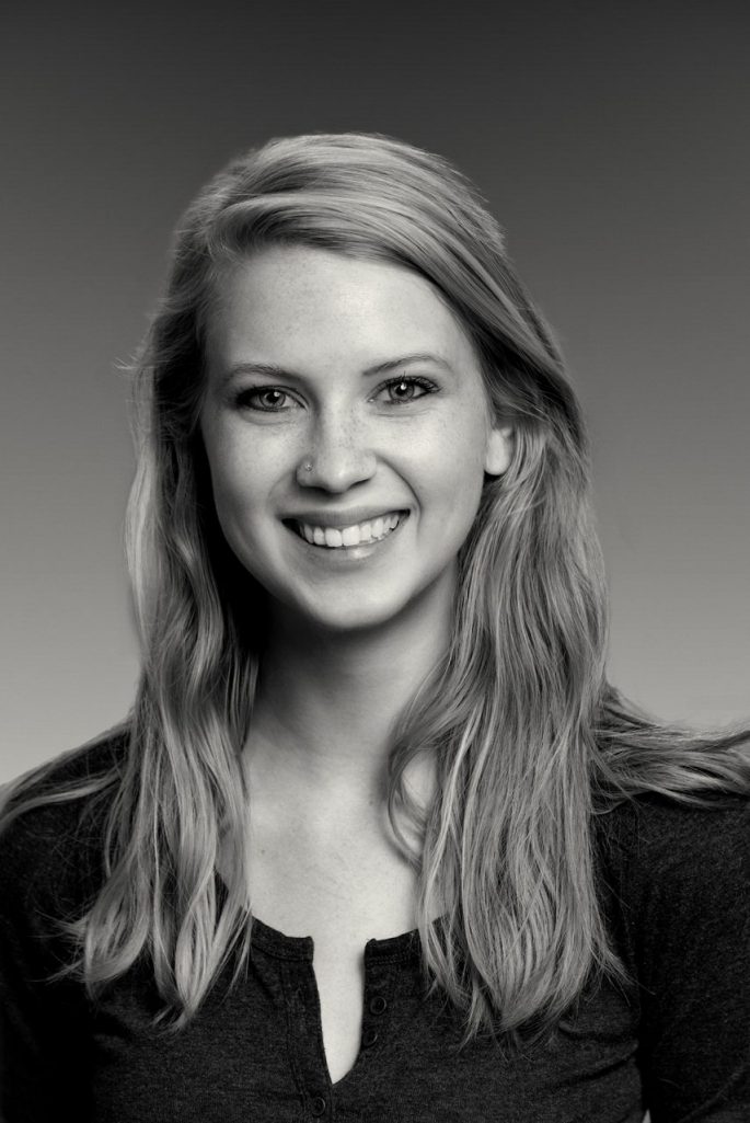 Business Headshot, black and white