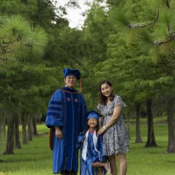 Family Portrait in Gainesville, Gator Graduation